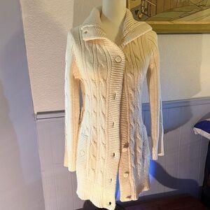 Colombia Women's Cream Cable Knit Sweater